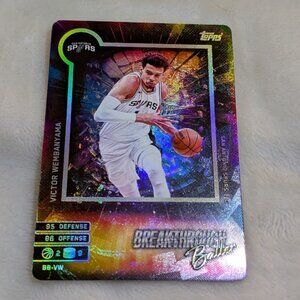 O1 2025 TOPPS Break Through Baller - Victor Wembanyama aka Wemby